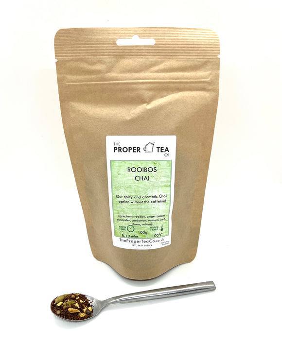 Rooibos Chai Tea from The Proper Tea Company, East Sussex. 100g