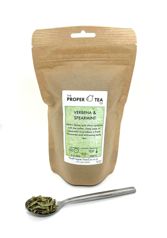Verbena & Spearmint Tea from The Proper Tea Company, East Sussex. 50g